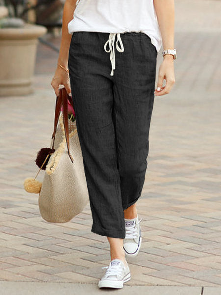 Naïma Linen Pants for Women Airy Comfort Soft Breathable Lightweight Everyday Wear