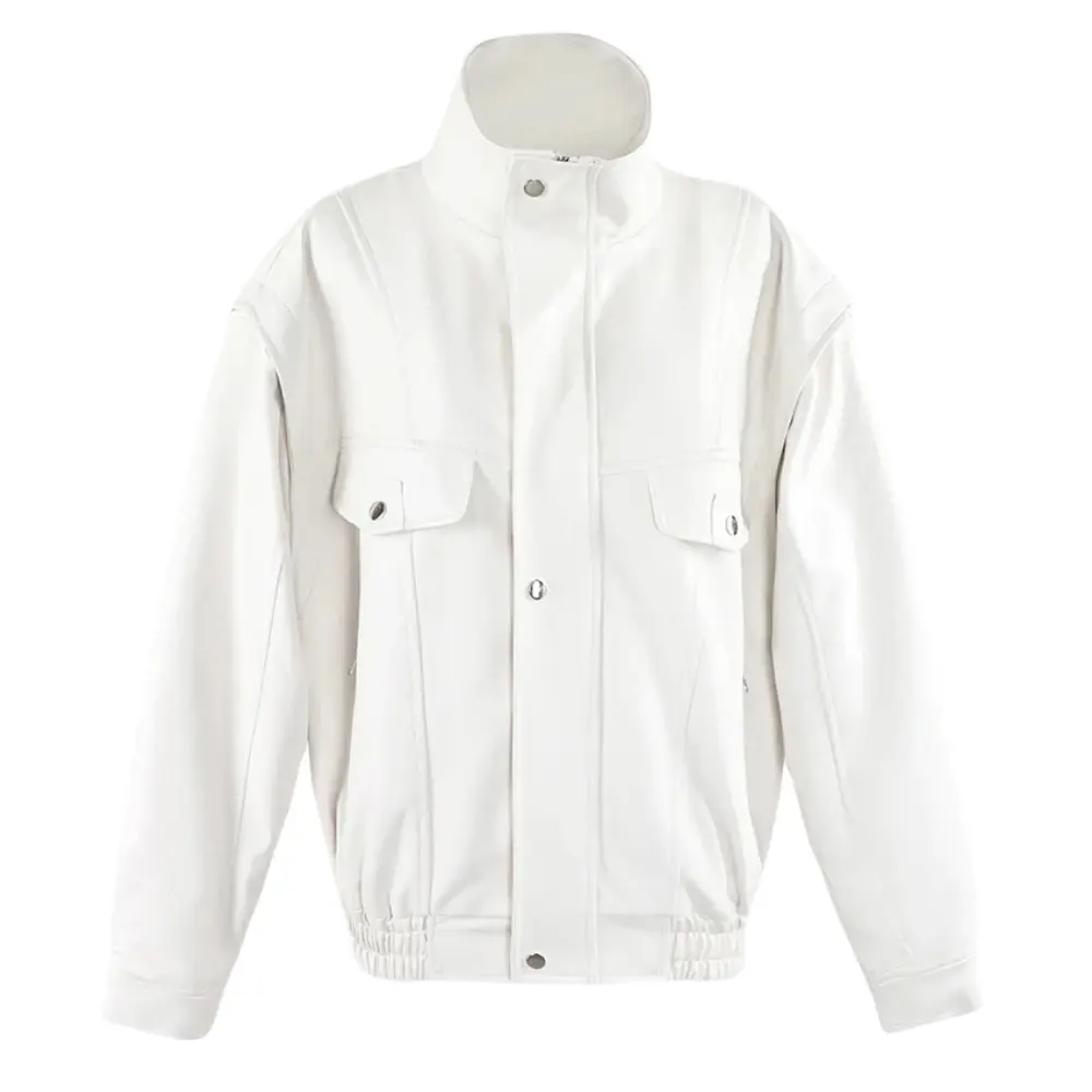Abigail Quilted Lining Leather Jacket