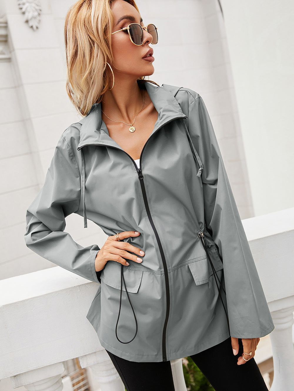 Waterproof jacket for women