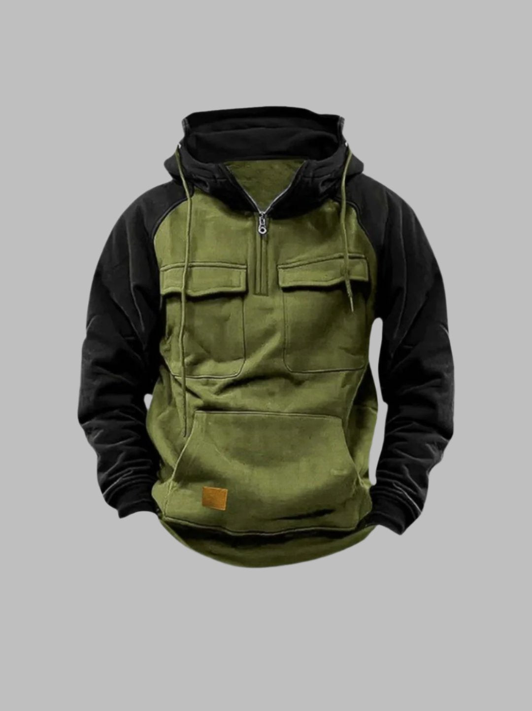 Mens Urban Style Hoodie With Chest Pockets And Hood For Everyday Comfort And All Day Versatility