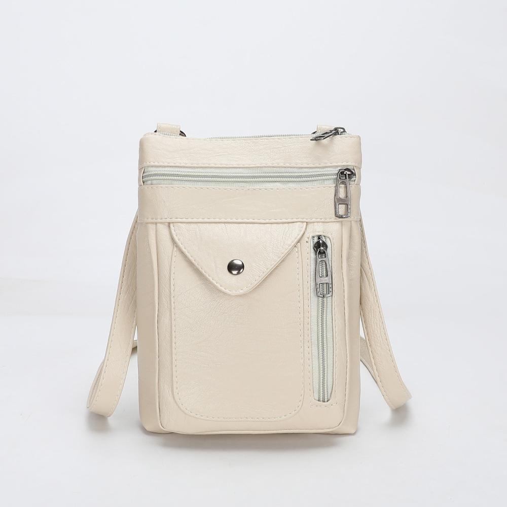 TrendAura Rebecca Crossbody Shoulder Bag - Vegan Leather Adjustable Strap Multiple Pockets For Daily Use