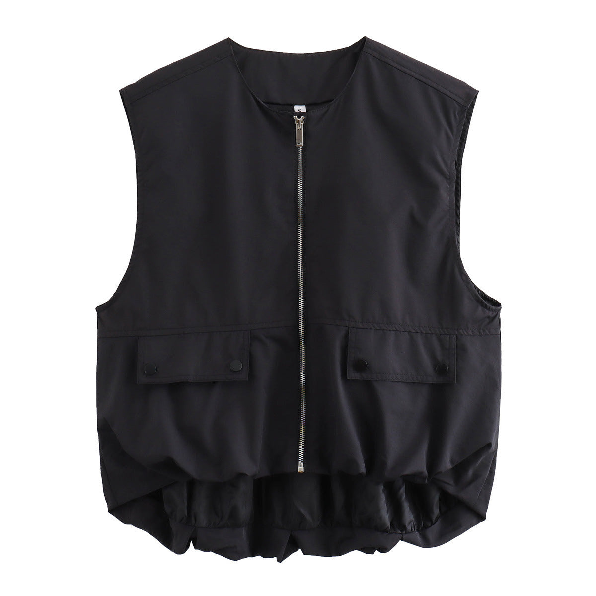 Beatrix Lightweight Sleeveless Vest For Women With Zipper And Vent Pockets For Sporty Casual Style
