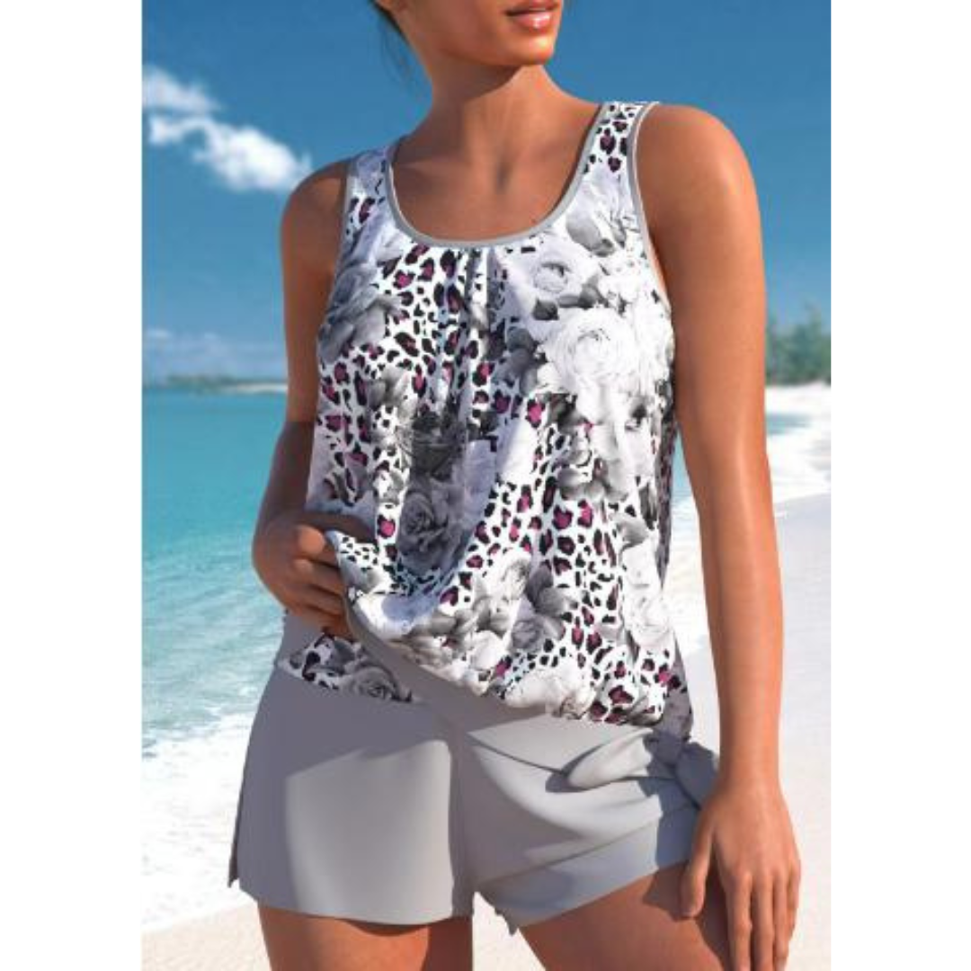 Kahina Two Piece Summer Set Lightweight Comfort Flattering Fit For Women Beachwear