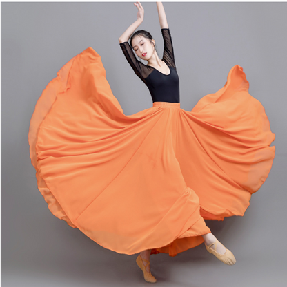 Ingrid Long Chiffon Skirt For Women Elegant Flowing Fabric Versatile For Every Occasion