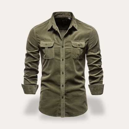 Munna Corduroy Shirt For Men Classic Fit Premium Quality Timeless Style For Office To Evening Wear