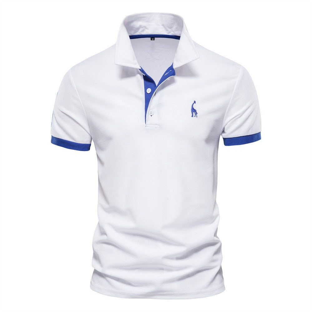 Lukas Polo Shirt For Men Breathable Modern Fit Versatile Office And Leisure Wear