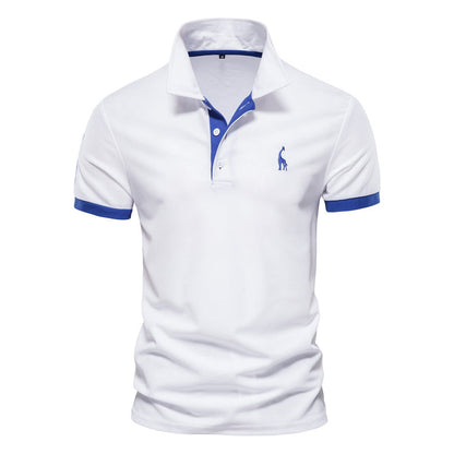 Lukas Polo Shirt For Men Breathable Modern Fit Versatile Office And Leisure Wear