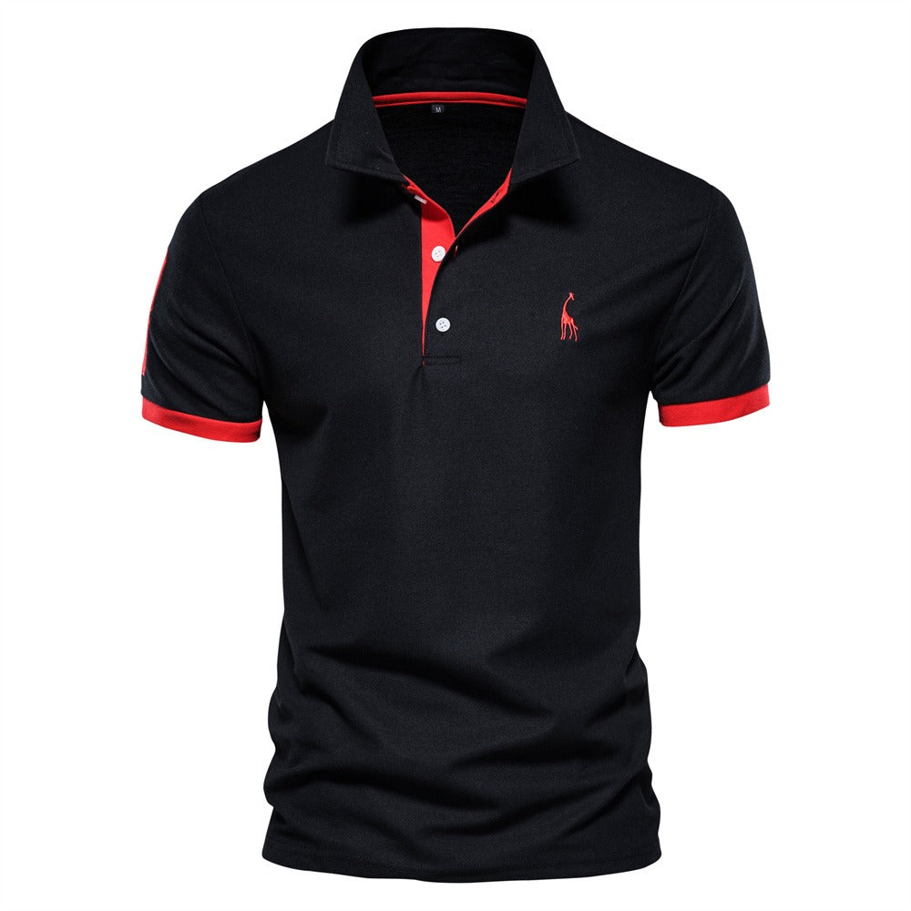 Lukas Polo Shirt For Men Breathable Modern Fit Versatile Office And Leisure Wear