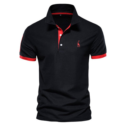 Lukas Polo Shirt For Men Breathable Modern Fit Versatile Office And Leisure Wear