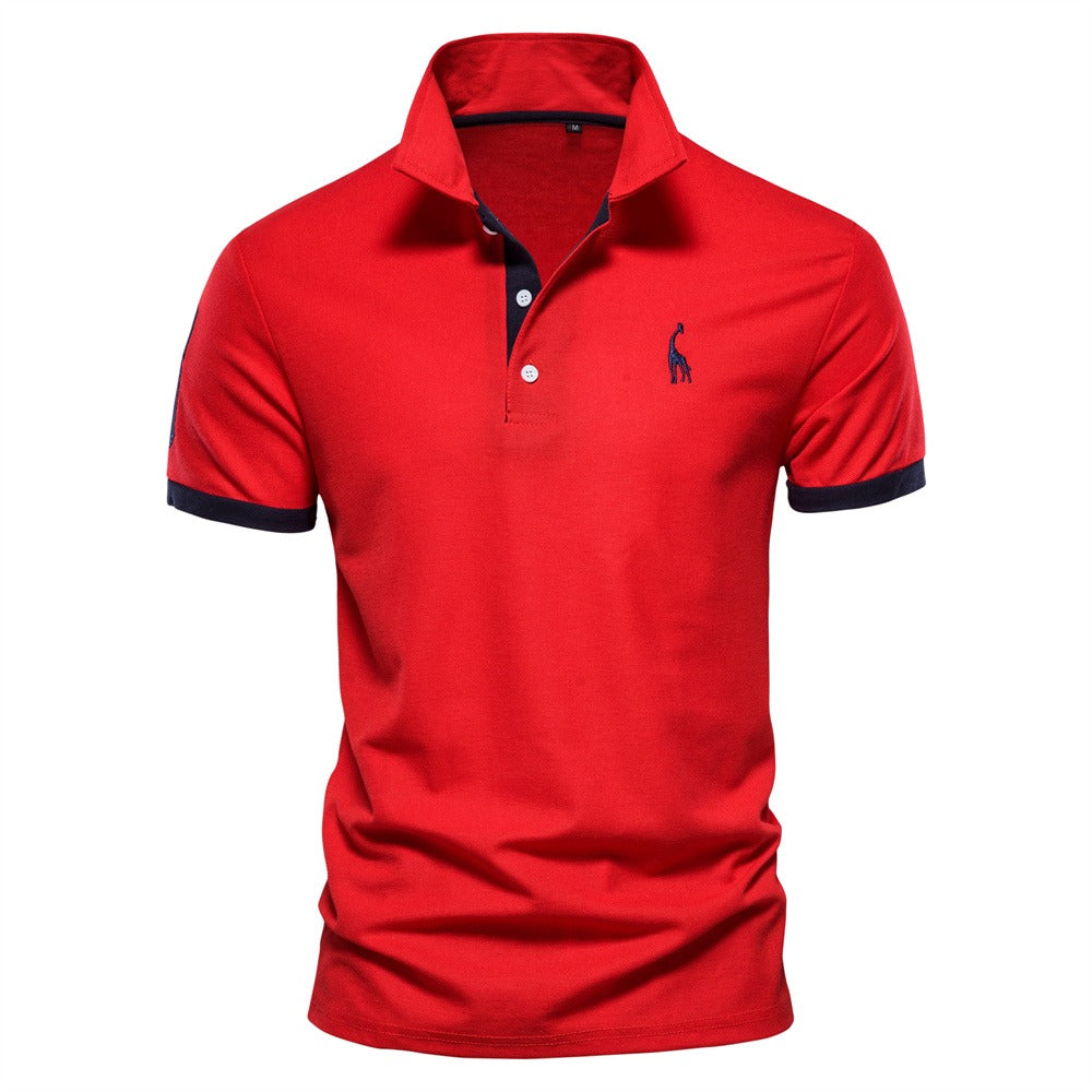 Lukas Polo Shirt For Men Breathable Modern Fit Versatile Office And Leisure Wear