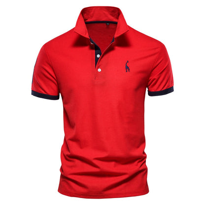Lukas Polo Shirt For Men Breathable Modern Fit Versatile Office And Leisure Wear