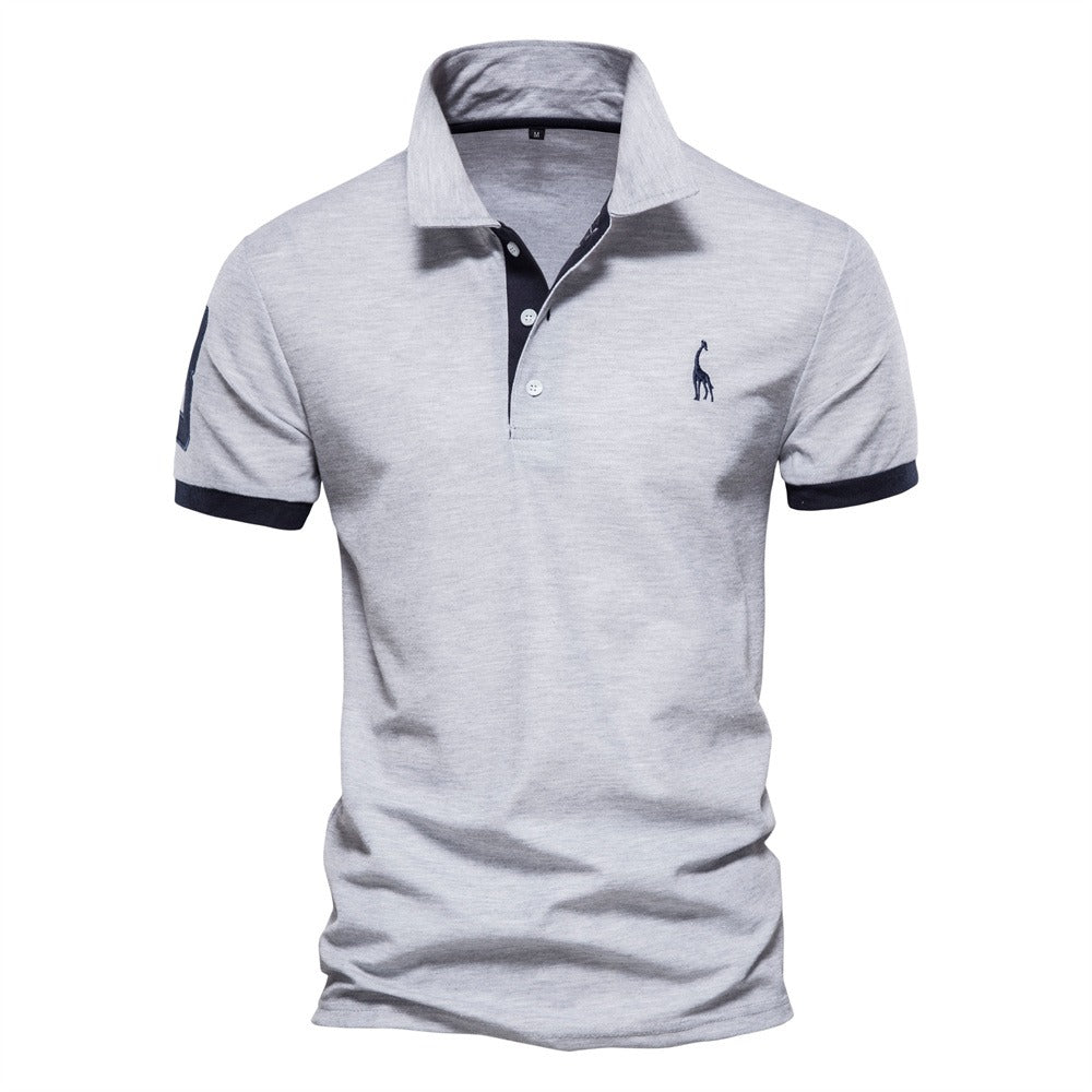 Lukas Polo Shirt For Men Breathable Modern Fit Versatile Office And Leisure Wear