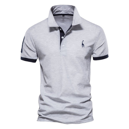 Lukas Polo Shirt For Men Breathable Modern Fit Versatile Office And Leisure Wear