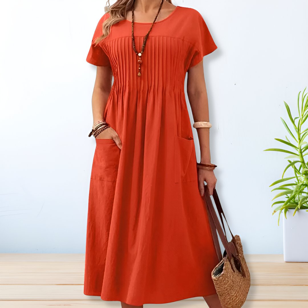 Women's Day Dress with Relaxed Fit and Versatile Style