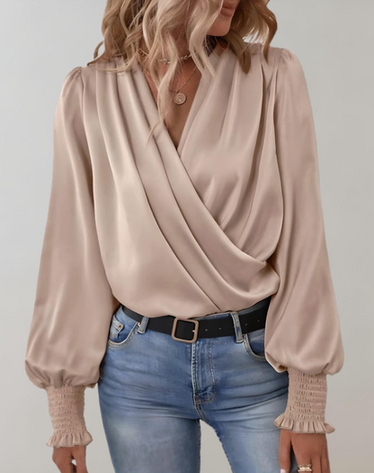 Beatrix | Elegant Blouse for Women with V-Neck