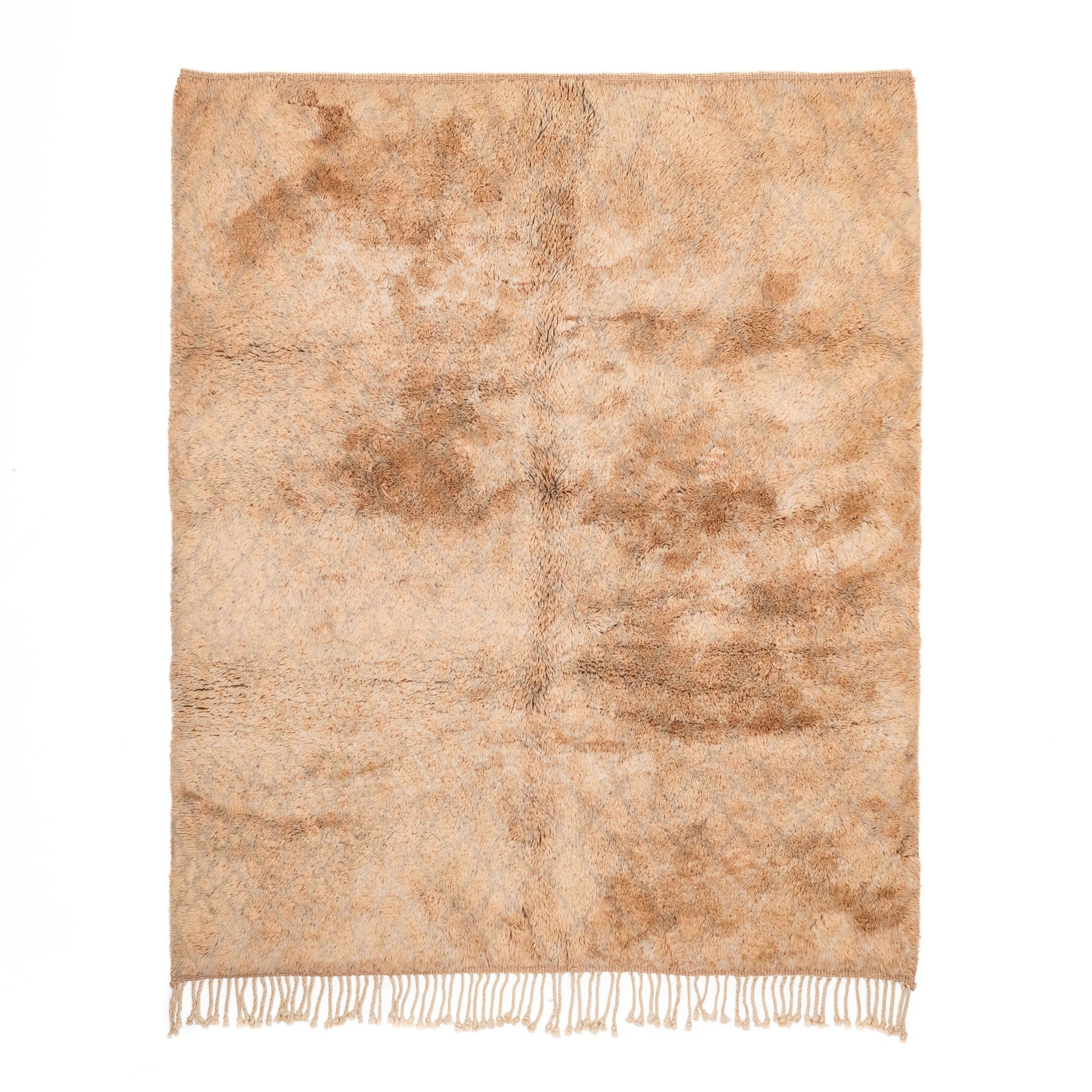 Golden Hush - Luxury Shag Moroccan Rug - TrendAura