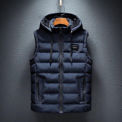 Maxi Body Warmer For Men Sleek Sleeveless Insulated Vest For Warmth And Freedom Of Movement