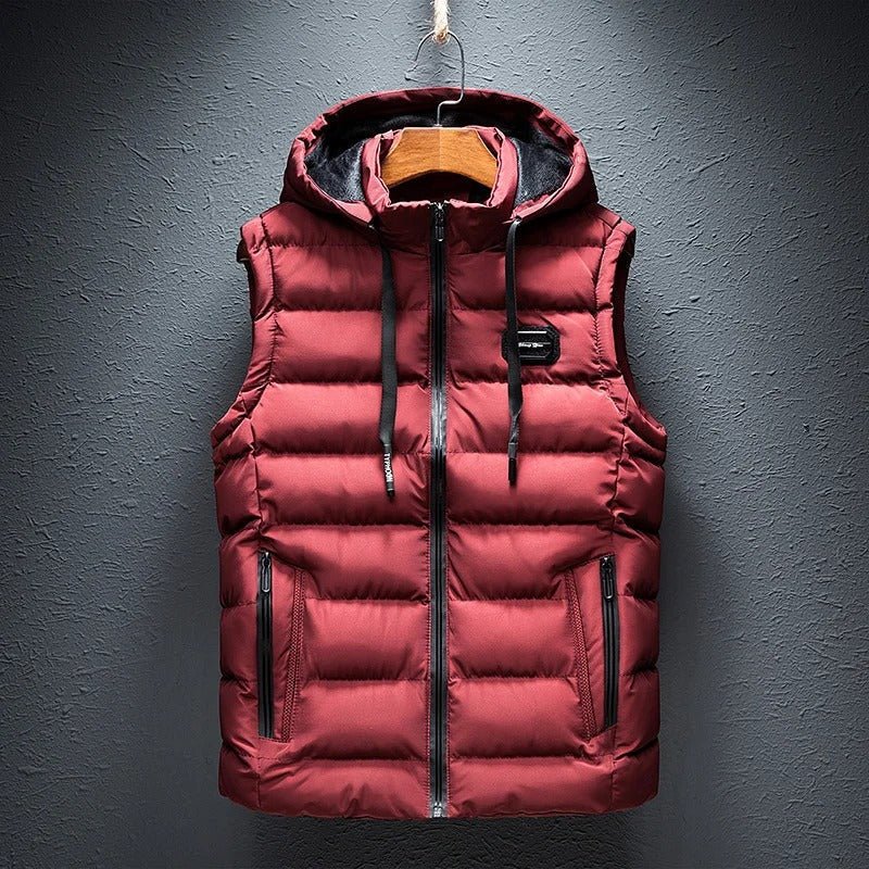 Maxi Body Warmer For Men Sleek Sleeveless Insulated Vest For Warmth And Freedom Of Movement