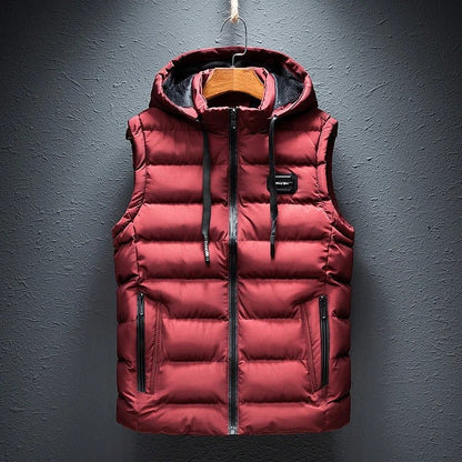 Maxi Body Warmer For Men Sleek Sleeveless Insulated Vest For Warmth And Freedom Of Movement