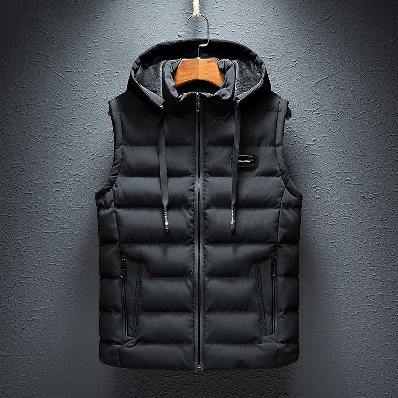 Maxi Body Warmer For Men Sleek Sleeveless Insulated Vest For Warmth And Freedom Of Movement