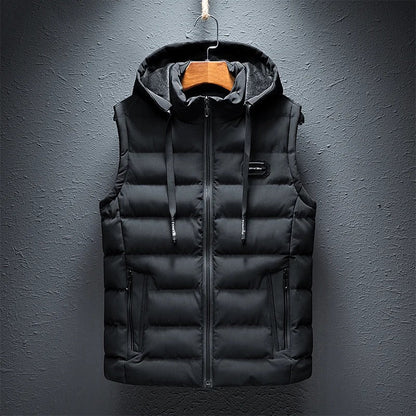 Maxi Body Warmer For Men Sleek Sleeveless Insulated Vest For Warmth And Freedom Of Movement
