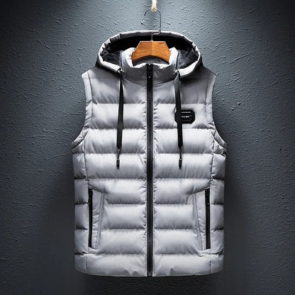 Maxi Body Warmer For Men Sleek Sleeveless Insulated Vest For Warmth And Freedom Of Movement