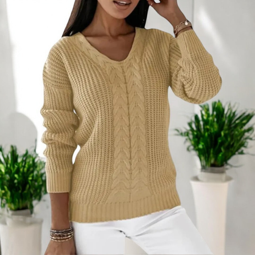 Mila Stylish Knit Sweater For Women With Cozy Comfort And Timeless Elegance Everyday Office Ready