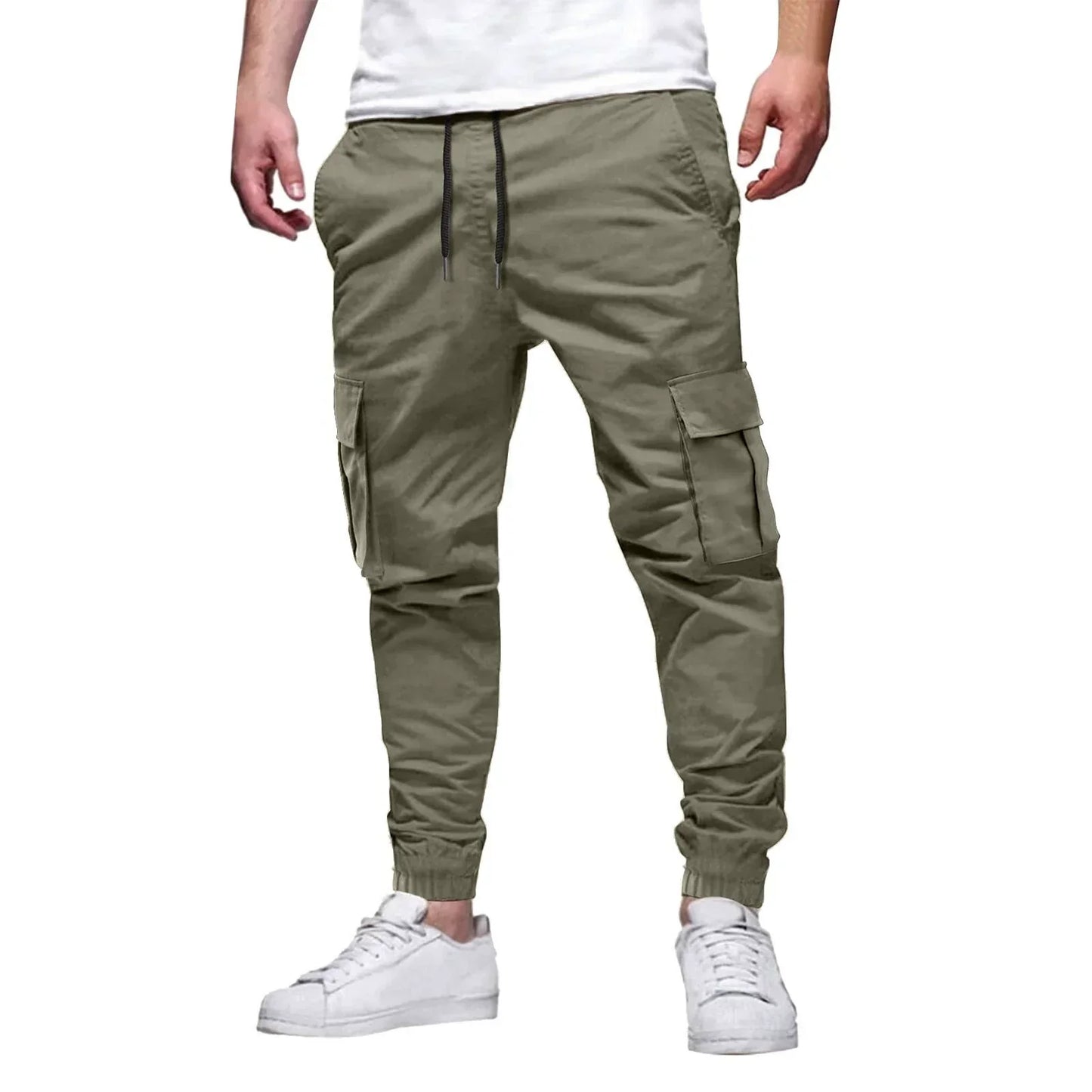 Cargo Jogger Pants For Men Slim Fit Stretch Cotton Comfort