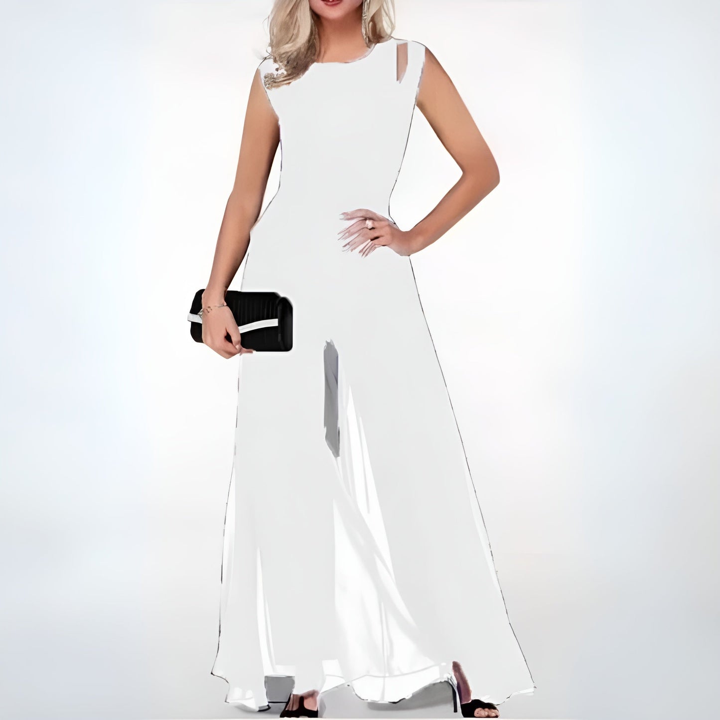 Lein Linen Jumpsuit For Women Breathable Elegant Wedding Guest Outfit For Summer Events