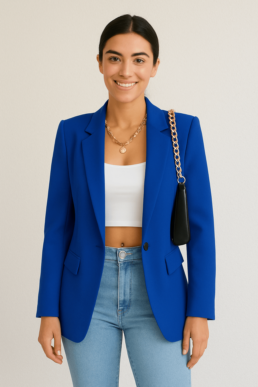 Women’s Tailored Fashion Blazer | Versatile Street Style