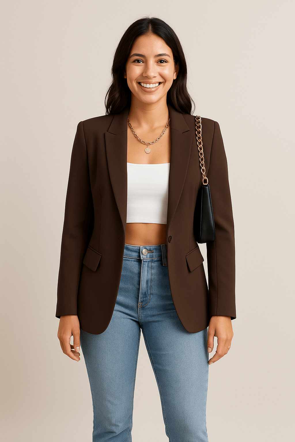 Women’s Tailored Fashion Blazer | Versatile Street Style