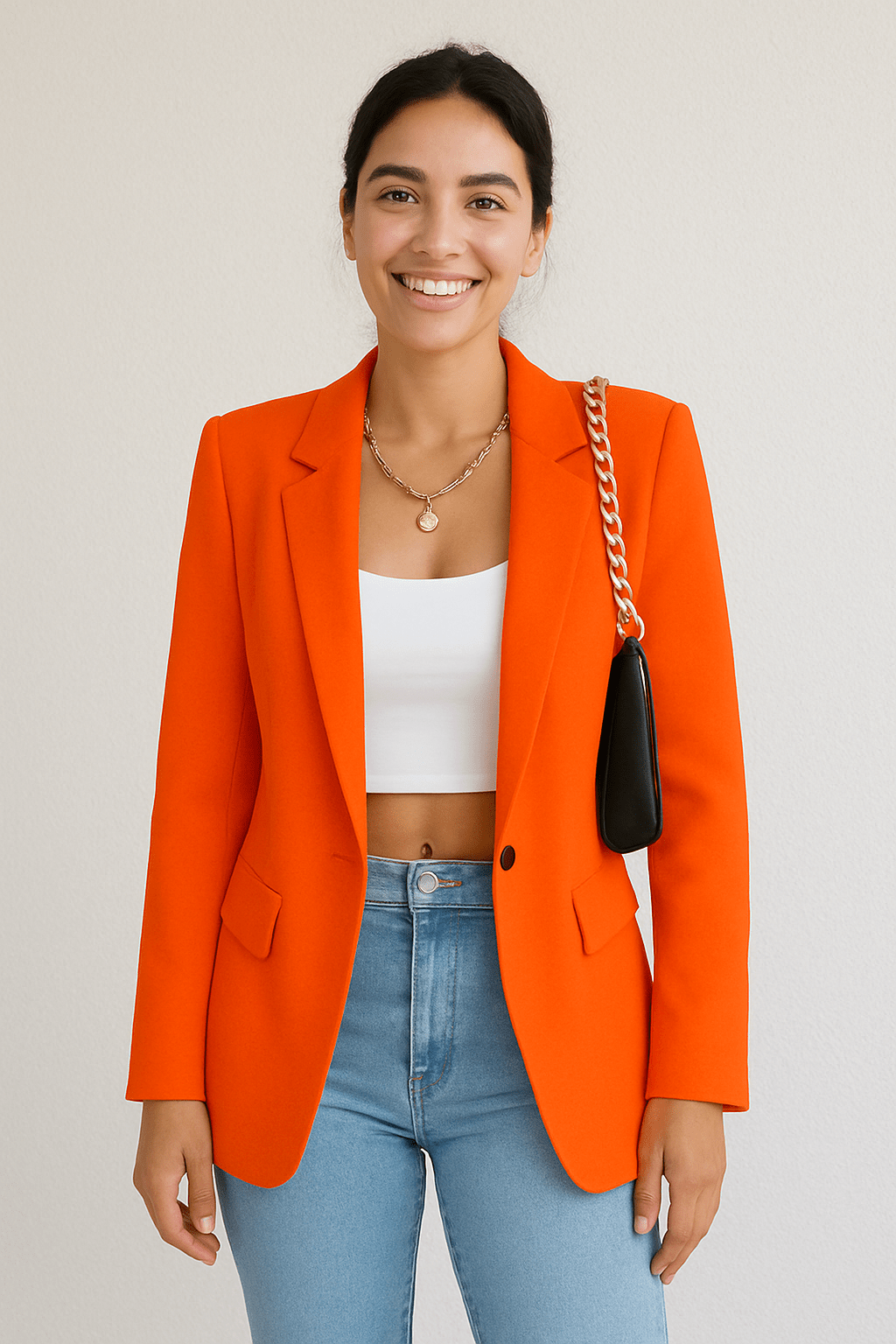 Women’s Tailored Fashion Blazer | Versatile Street Style