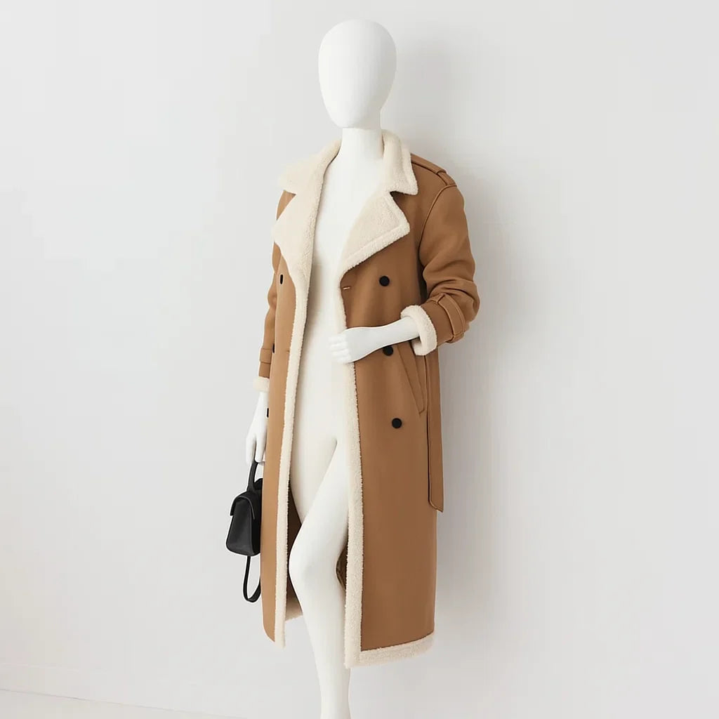 Women’s Belted Maxi Coat | Elegant