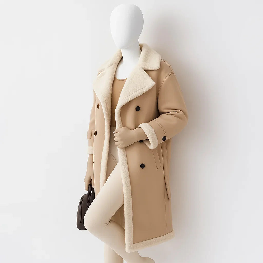 Women’s Belted Maxi Coat | Elegant