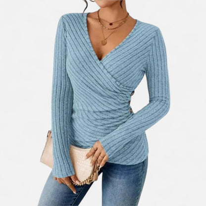 Ancient World | Women's Top Long Sleeves Sculpting Elegance Premium