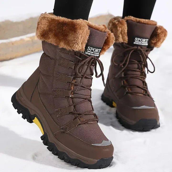 Women's Waterproof Winter Boots with Insulated Lining and Durable Sole