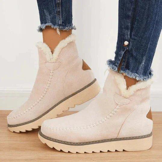 Women's Winter Boots with Insulated Lining and Waterproof Design