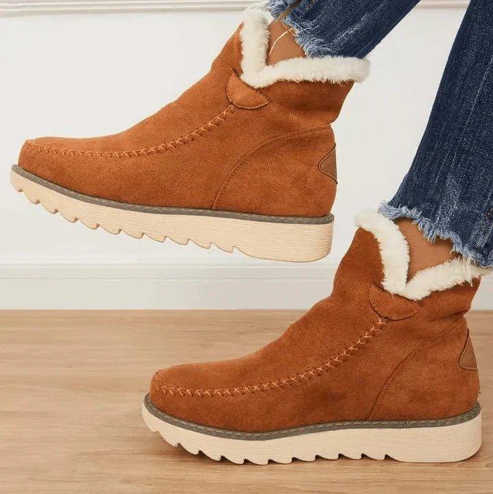 Women's Winter Boots with Insulated Lining and Waterproof Design