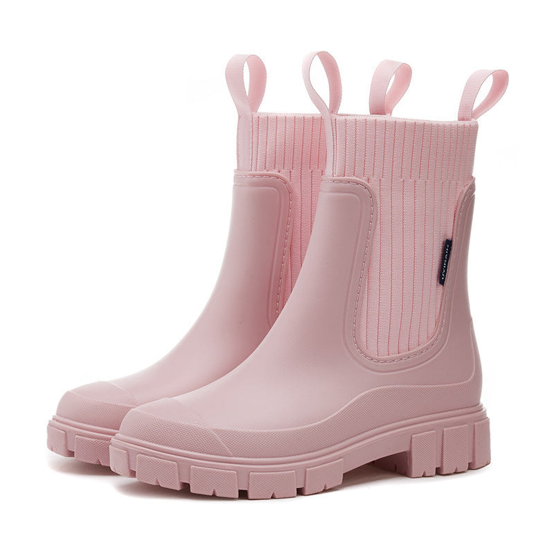 Eloura-Moda | Waterproof Rain Boots with Non-Slip Sole, Perfect for Rainy Weather