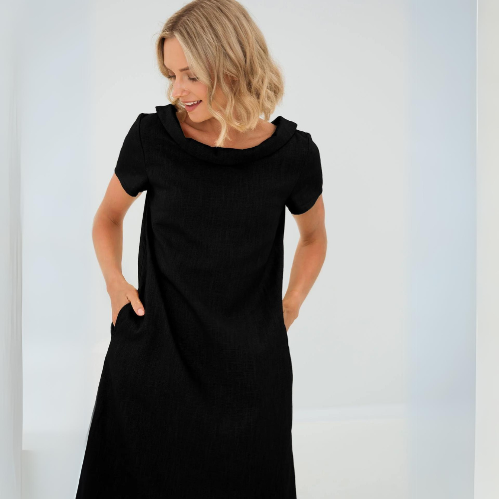 Katia Elegant Summer Dress Lightweight Breathable Fabric for Women Timeless Charm