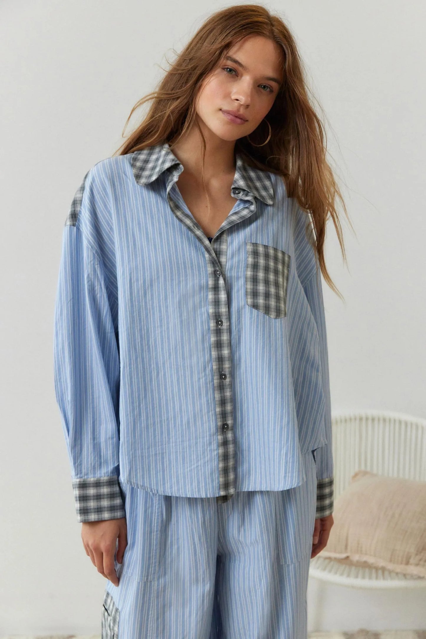 Women’s Striped Pyjama Set | Two Piece