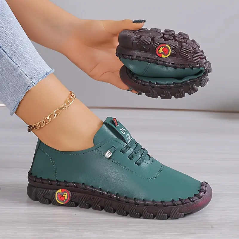 LISA Leather Shoes For Women Lightweight Non Slip Arch Support Posture Comfort All Day