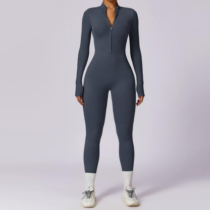 Seamless sport jumpsuit for women with style and comfort