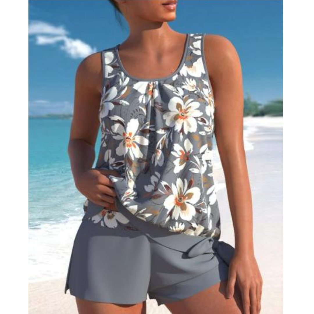 Kahina Two Piece Summer Set Lightweight Comfort Flattering Fit For Women Beachwear