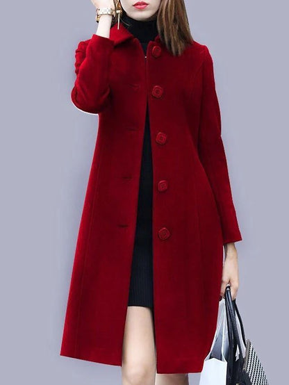 Fuana | Stylish Wool Coat for Women