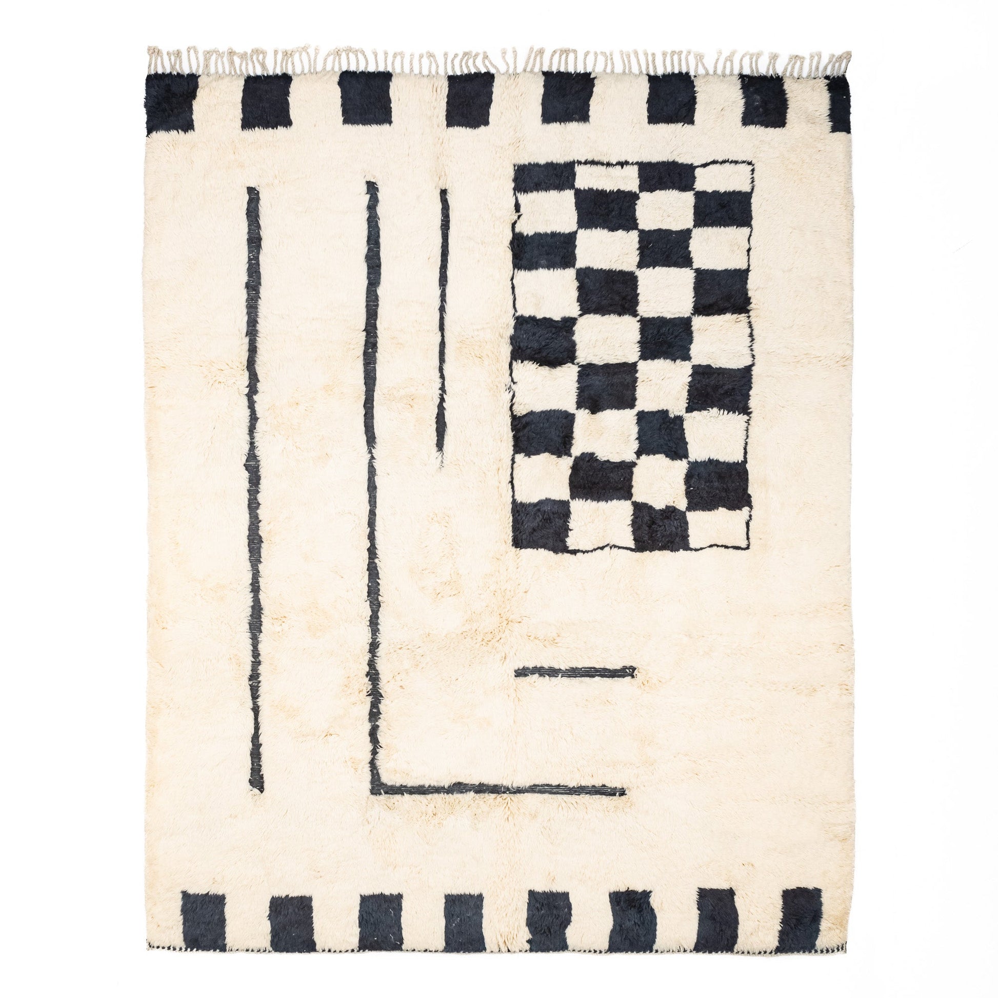 Badra - Luxury Shag Moroccan Rug - TrendAura