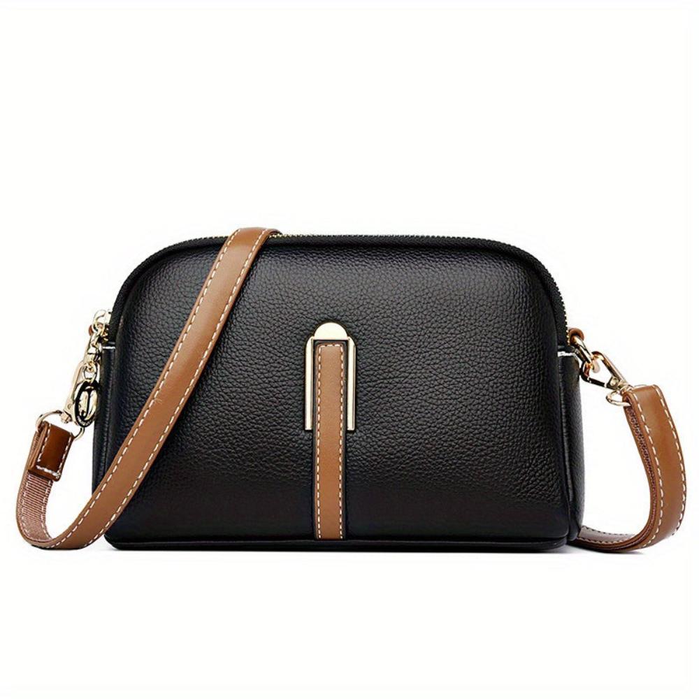 TrendAura Elaine Crossbody Bag For Women With Vegan Leather Compact Design And Adjustable Strap