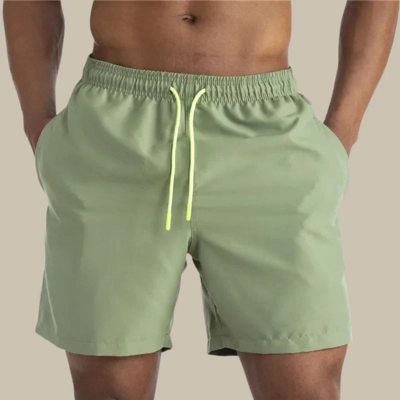 Mik Men's Swim Shorts Quick Dry Lightweight Water Repellent Elastic Waistband For Beach And Pool Enthusiasts