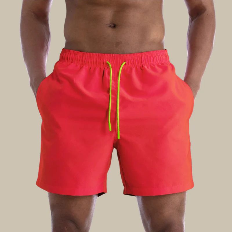 Mik Men's Swim Shorts Quick Dry Lightweight Water Repellent Elastic Waistband For Beach And Pool Enthusiasts