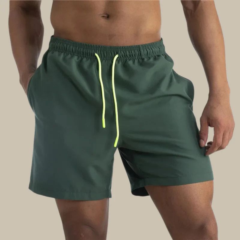 Mik Men's Swim Shorts Quick Dry Lightweight Water Repellent Elastic Waistband For Beach And Pool Enthusiasts